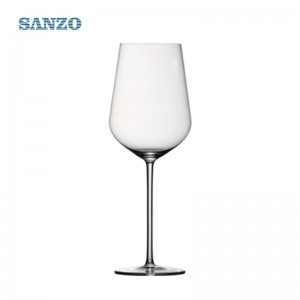 SANZO Blue Wine Glasses Wholesale Handmade Glass Tipsy