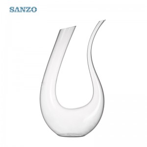 Sanzo Custom Glassware Manufacturer crystal glas decanter